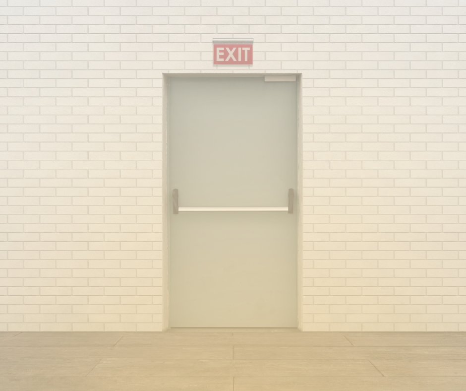 Where’s the emergency exit?